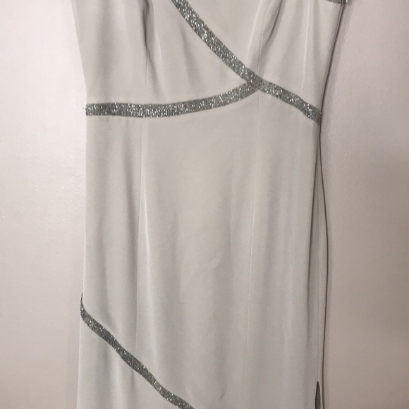 Vintage Niteline Della Roufogali long dress with beaded details size 10 - Picture 3 of 14